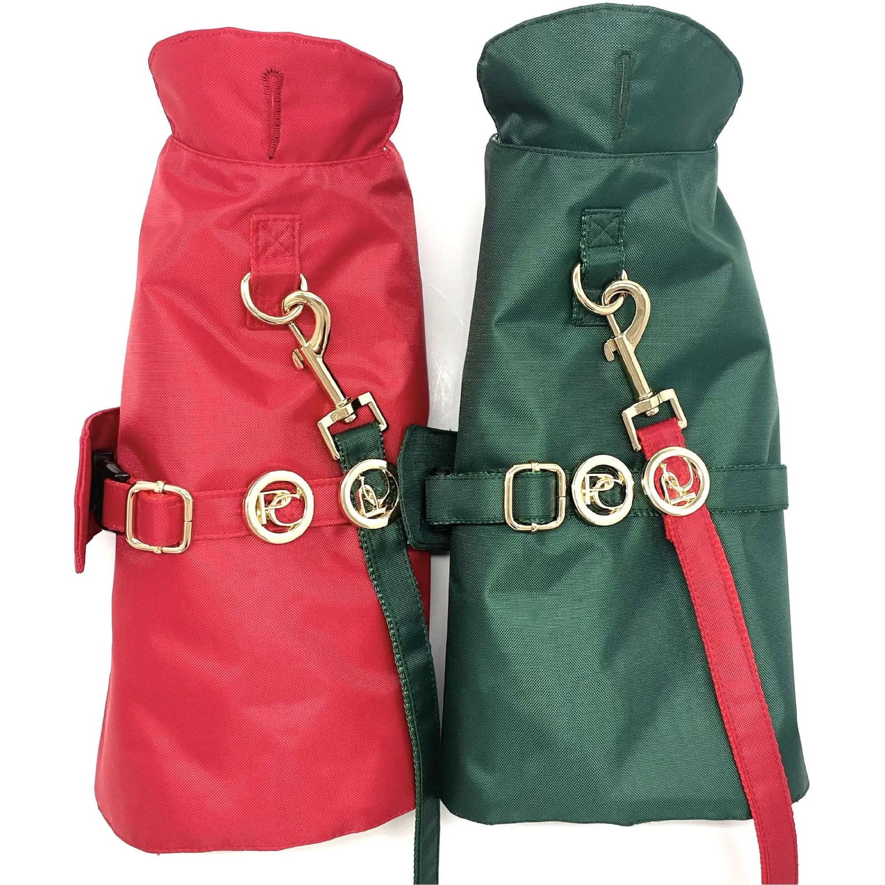 Red Rain Jacket Puccissimé Pet Couture