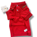 Red cotton shirt Puccissimé Pet Couture