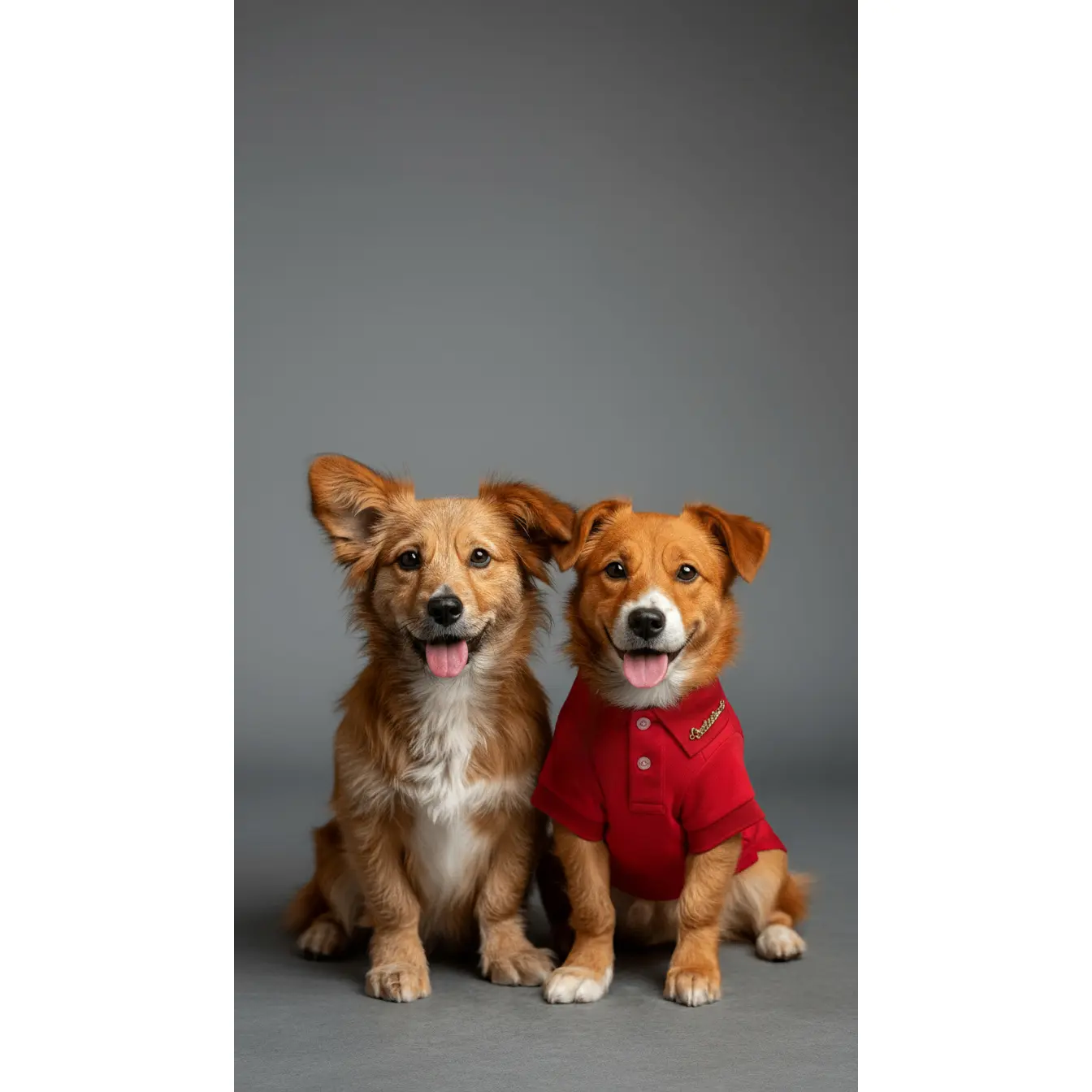 Red cotton shirt Puccissimé Pet Couture
