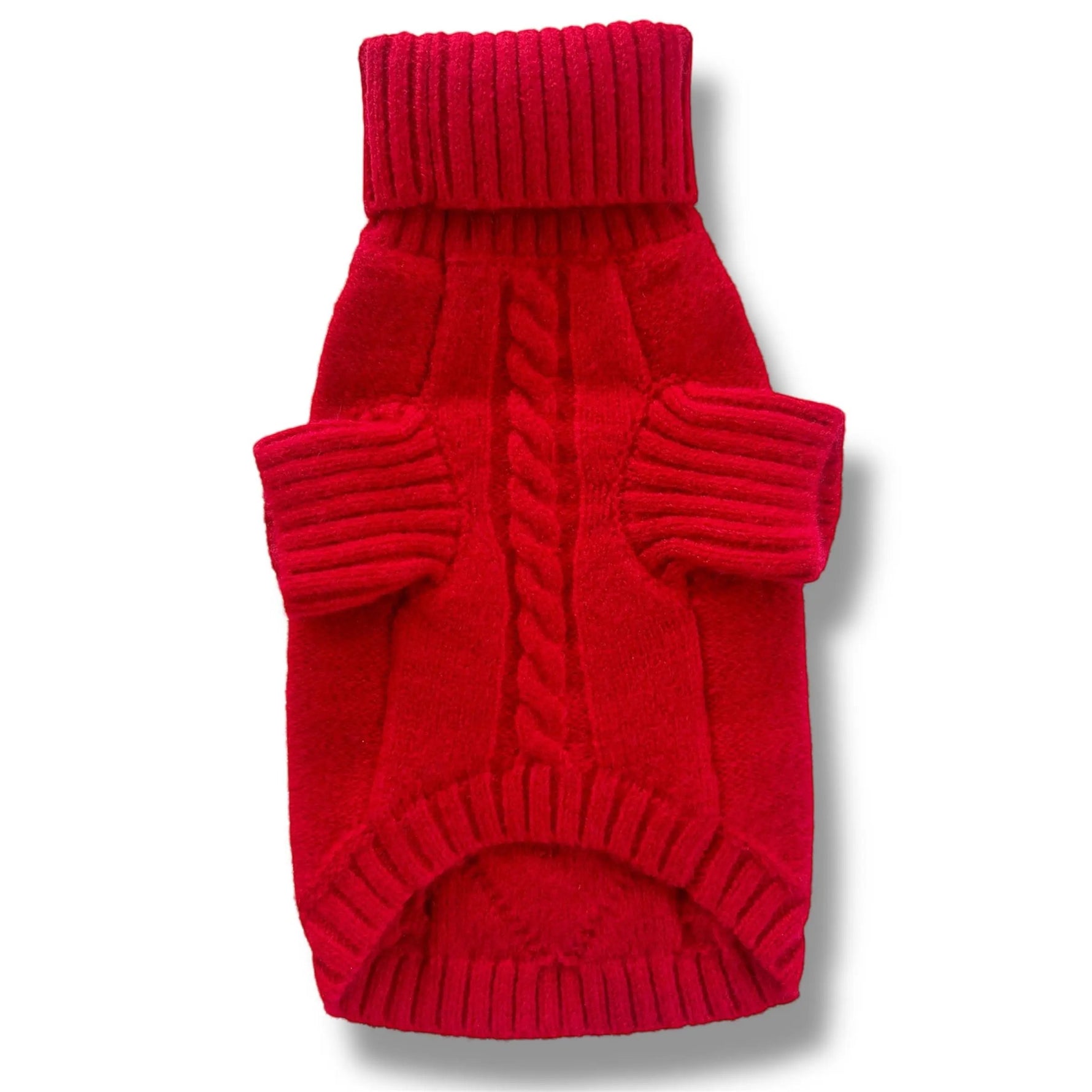 Red sweater Puccissimé Pet Couture