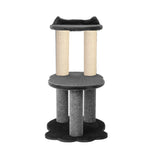 Relaxation - 2-Level Cat Tree - Grey Faux Fur Noba Animal Co.