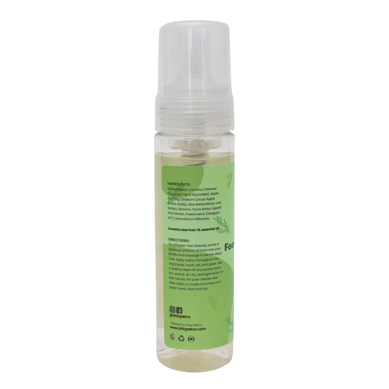 Rinse-Free Foaming Cleanser Drby Pet Co.