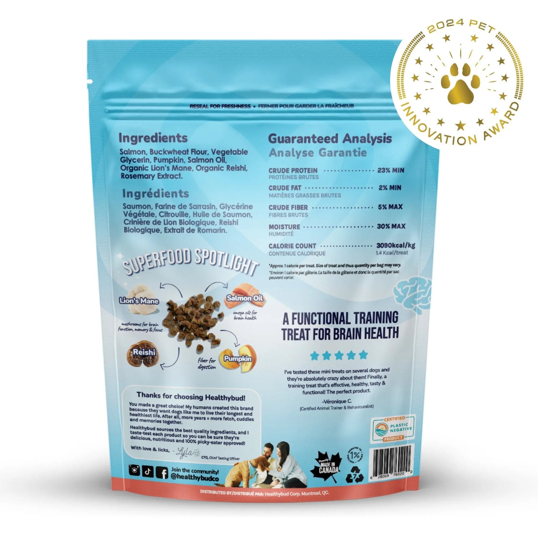 Salmon Mini Training Treats healthybud