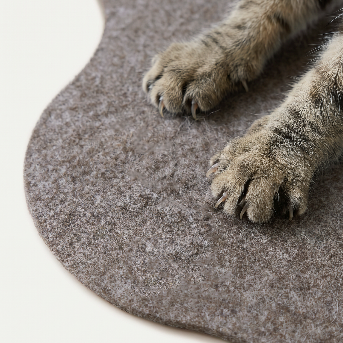 Tapis à griffer en feutre de laine | Griffoir horizontal pour chat | MATT™