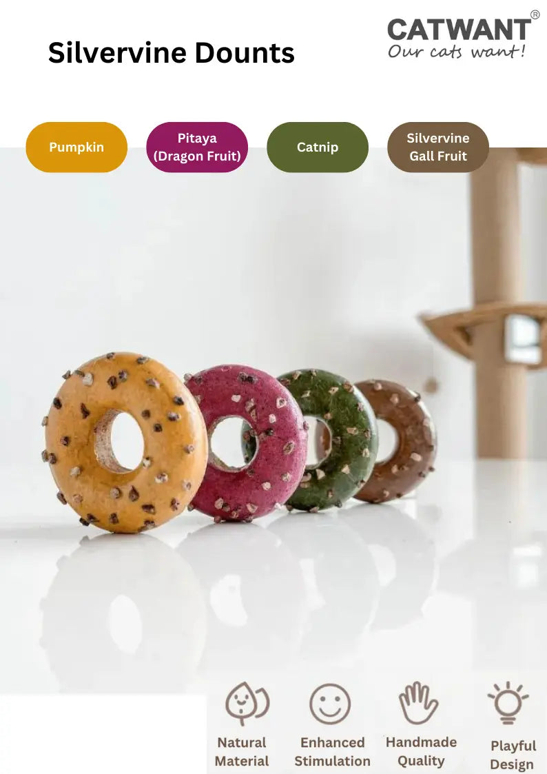 Silvervine Donut CATWANT