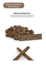 Silvervine Gall Fruit / Catnip Biscuit Sticks - 8pcs CATWANT