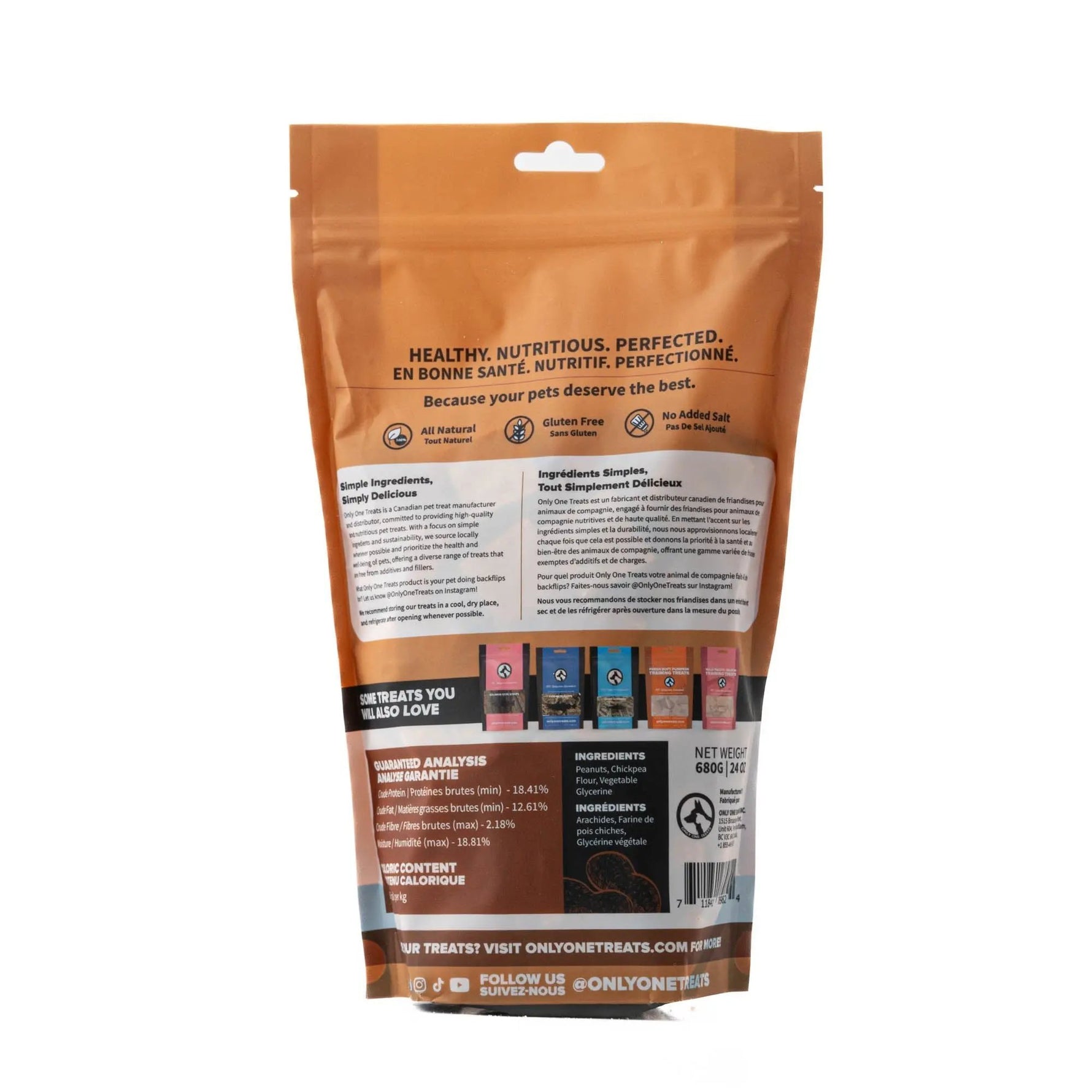 Soft Natural Peanut Training Treats 680g Only One Treats