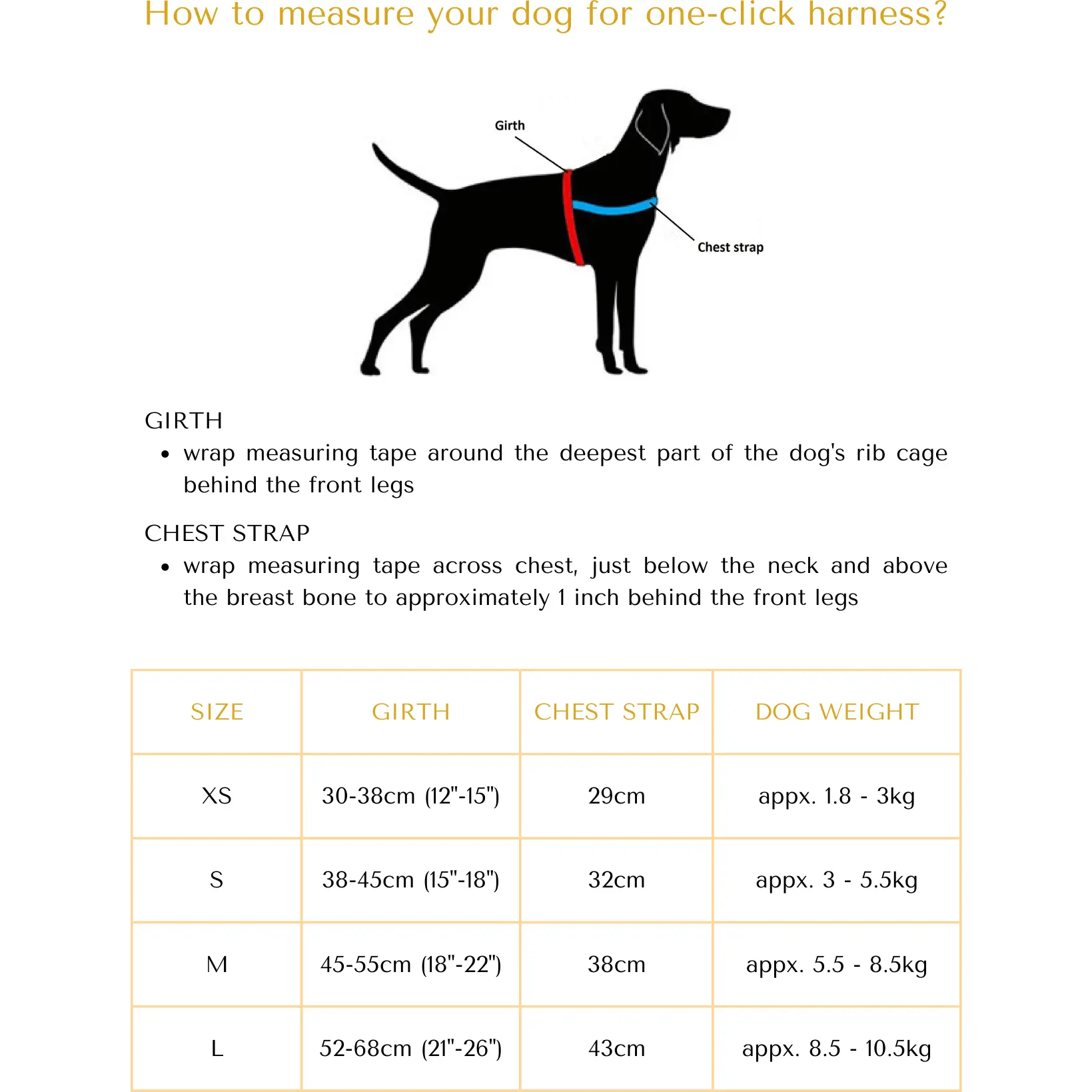 Swan One-Click Dog Harness Puccissimé Pet Couture
