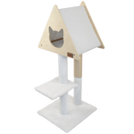 Teepee Hideout - Deluxe 2-Level Cat Tree Noba Animal Co.