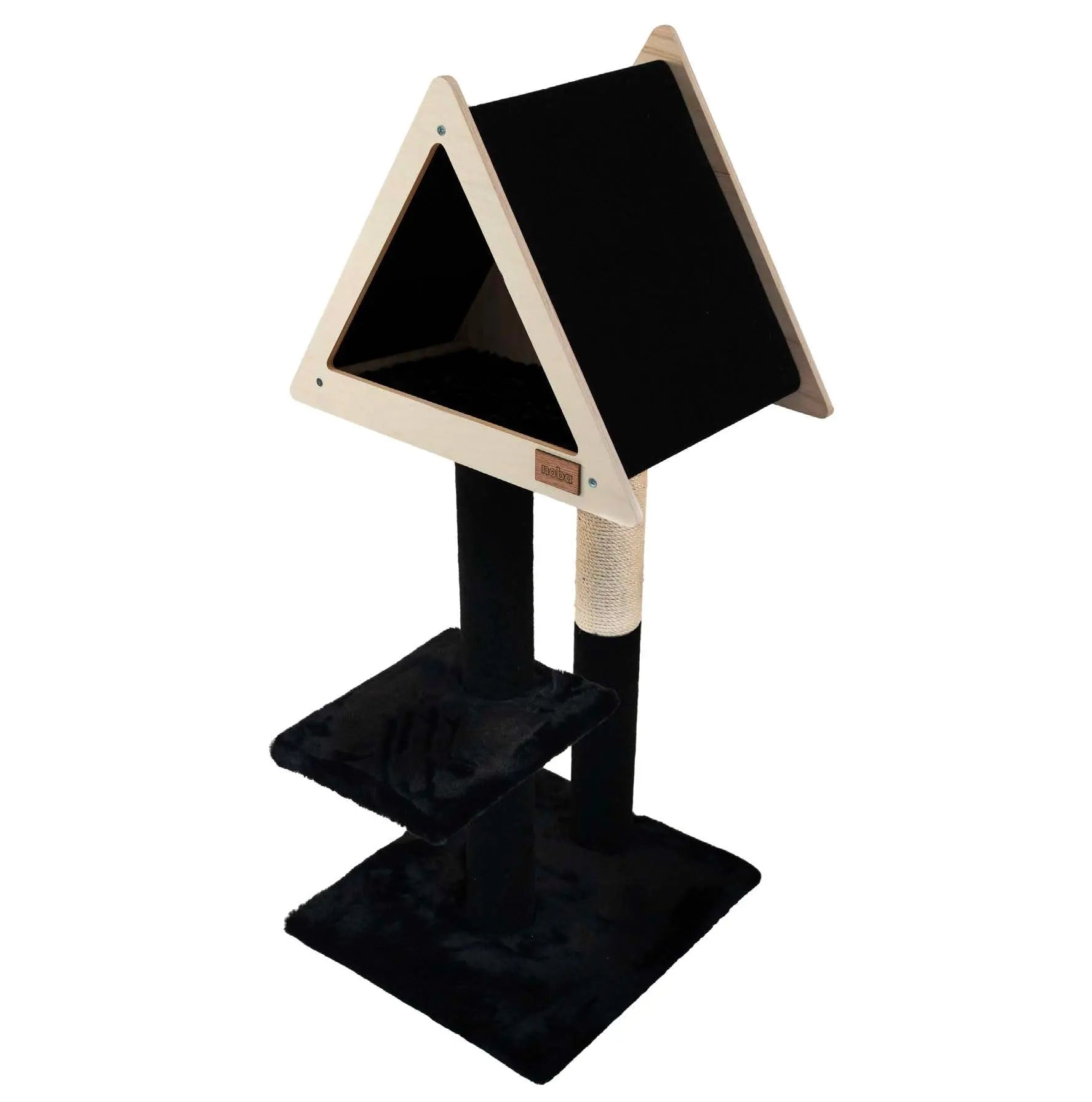 Teepee Hideout - Deluxe 2-Level Cat Tree Noba Animal Co.