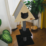 Teepee Hideout - Deluxe 2-Level Cat Tree Noba Animal Co.