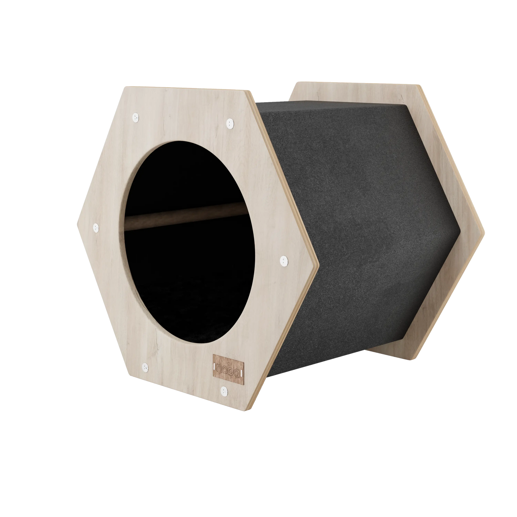 The Hexagone Scratchable Cat House Noba Animal Co.