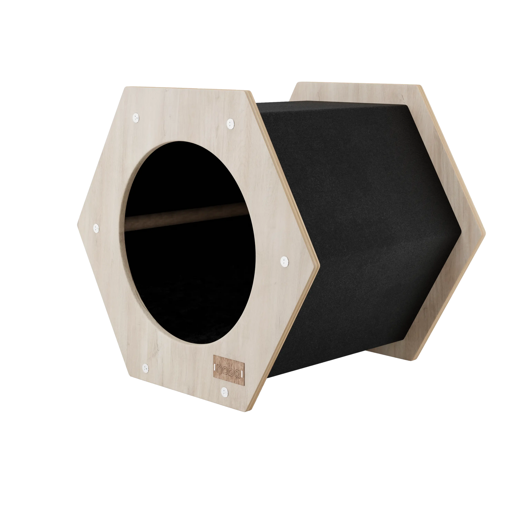 The Hexagone Scratchable Cat House Noba Animal Co.