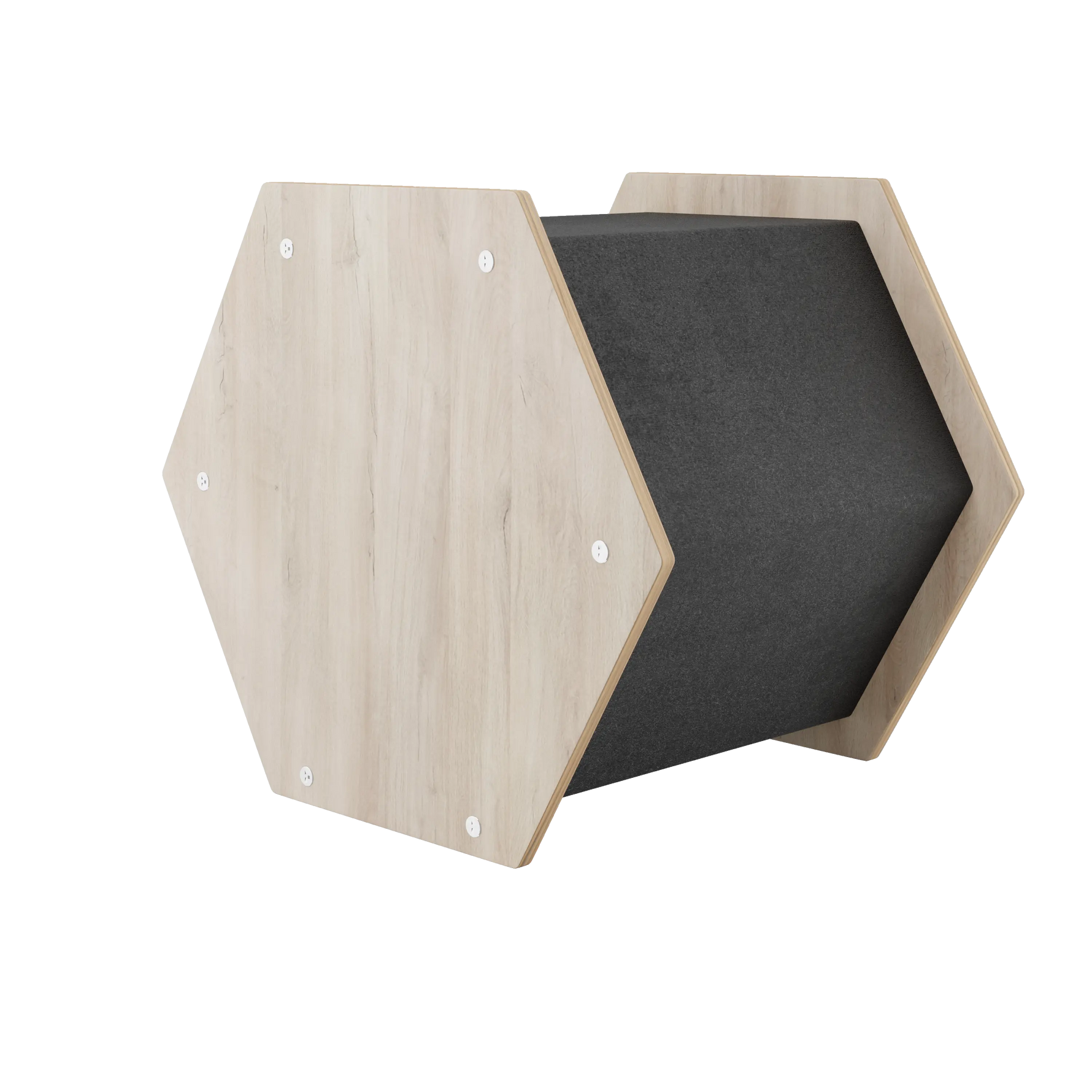 The Hexagone Scratchable Cat House Noba Animal Co.