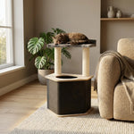 The Lodge Hideout - 2-Level Cat Tree Noba Animal Co.