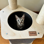 The Lodge Hideout - 2-Level Cat Tree Noba Animal Co.