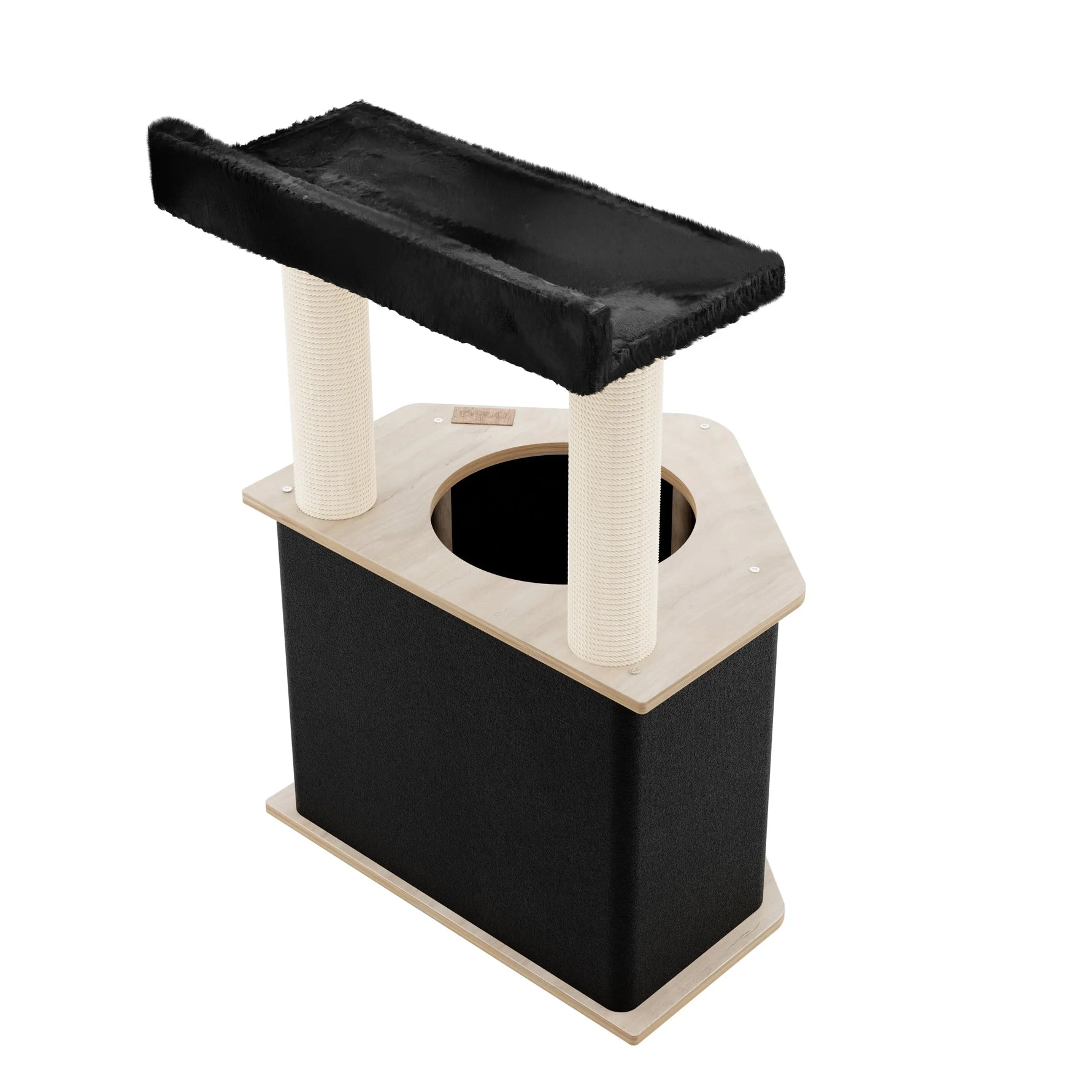 The Lodge Hideout - 2-Level Cat Tree Noba Animal Co.