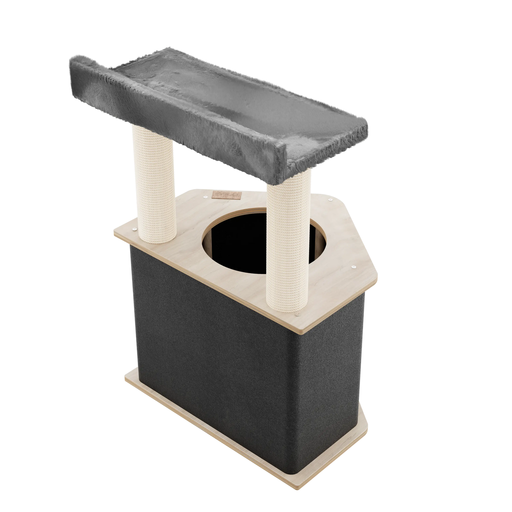 The Lodge Hideout - 2-Level Cat Tree Noba Animal Co.