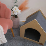 The Noba Cottage Scratchable Cat House Noba Animal Co.