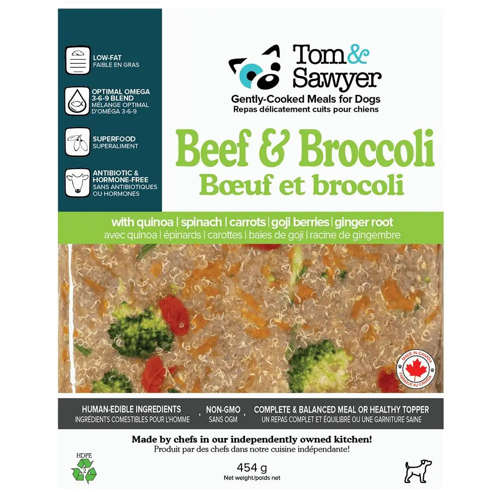 Tom and Sawyer - Beef & Broccoli - Fresh Food For Dogs - PAWMART.ca