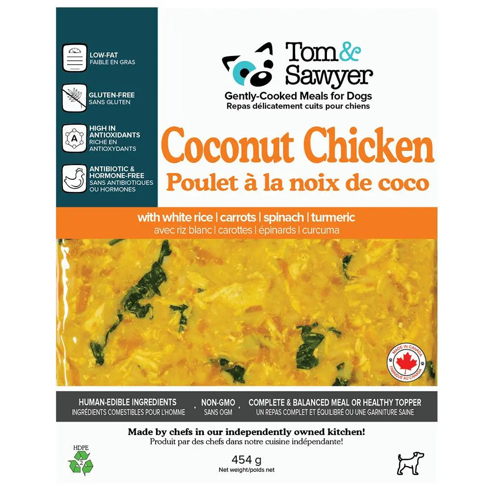 Tom and Sawyer - Coconut Chicken - Fresh Food For Dogs - PAWMART.ca