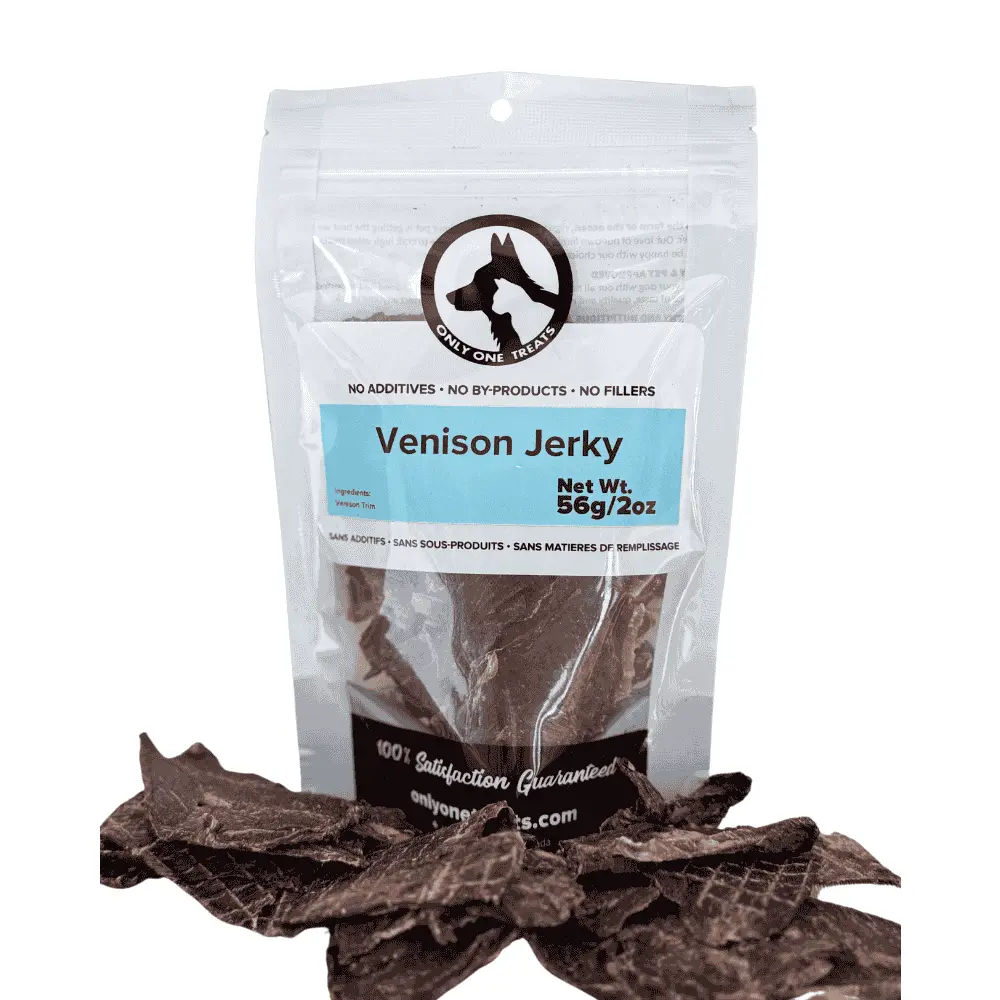 Venison Jerky 56g Only One Treats