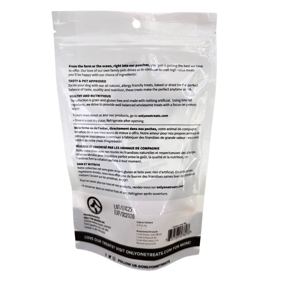 Venison Jerky 56g Only One Treats