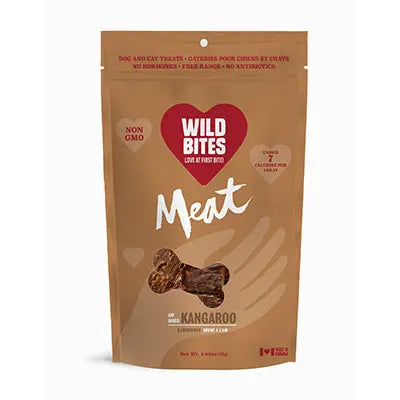 WILD BITES - AIR-DRIED KANGAROO - Treat for Dogs WILD BITES