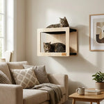 Wall Mounted, Double Hammock Cat Hidedout Noba Animal Co.