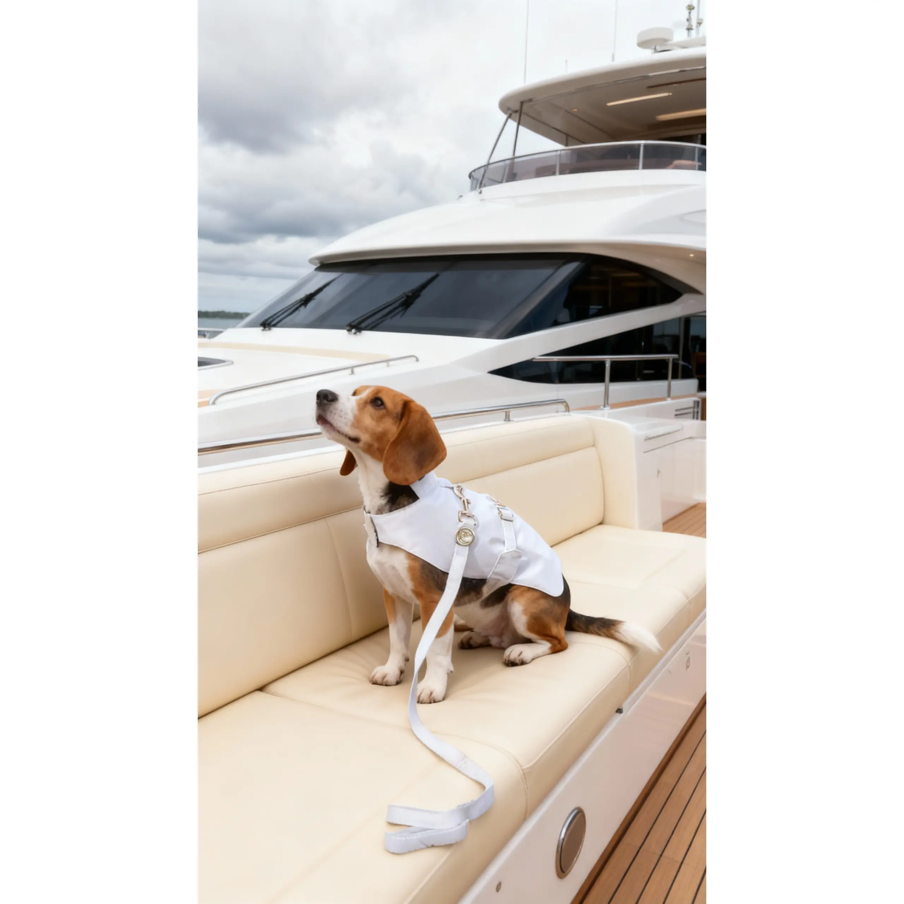 White Rain Jacket Puccissimé Pet Couture