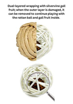 Woven Silvervine Gall Fruit Ball CATWANT