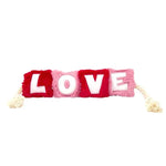 WufWuf -  Love - Rope & Plush Dog Toy - PAWMART.ca