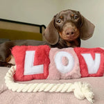 WufWuf -  Love - Rope & Plush Dog Toy - PAWMART.ca