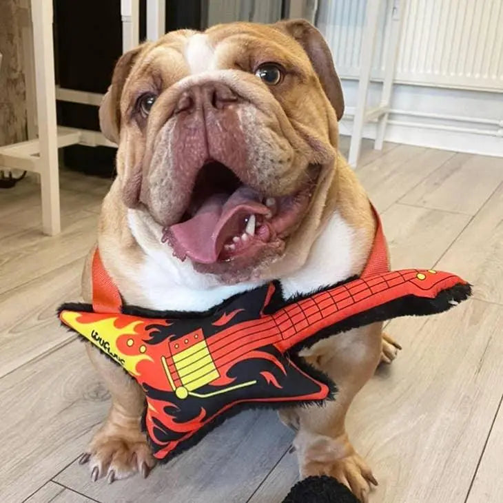 WufWuf - Rottie Blackpaw's Guitar - Plush Dog Toy - PAWMART.ca