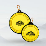 YELLOW Foldable Dog Bowl ROCKY MOUNTAIN RAW