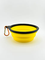 YELLOW Foldable Dog Bowl ROCKY MOUNTAIN RAW