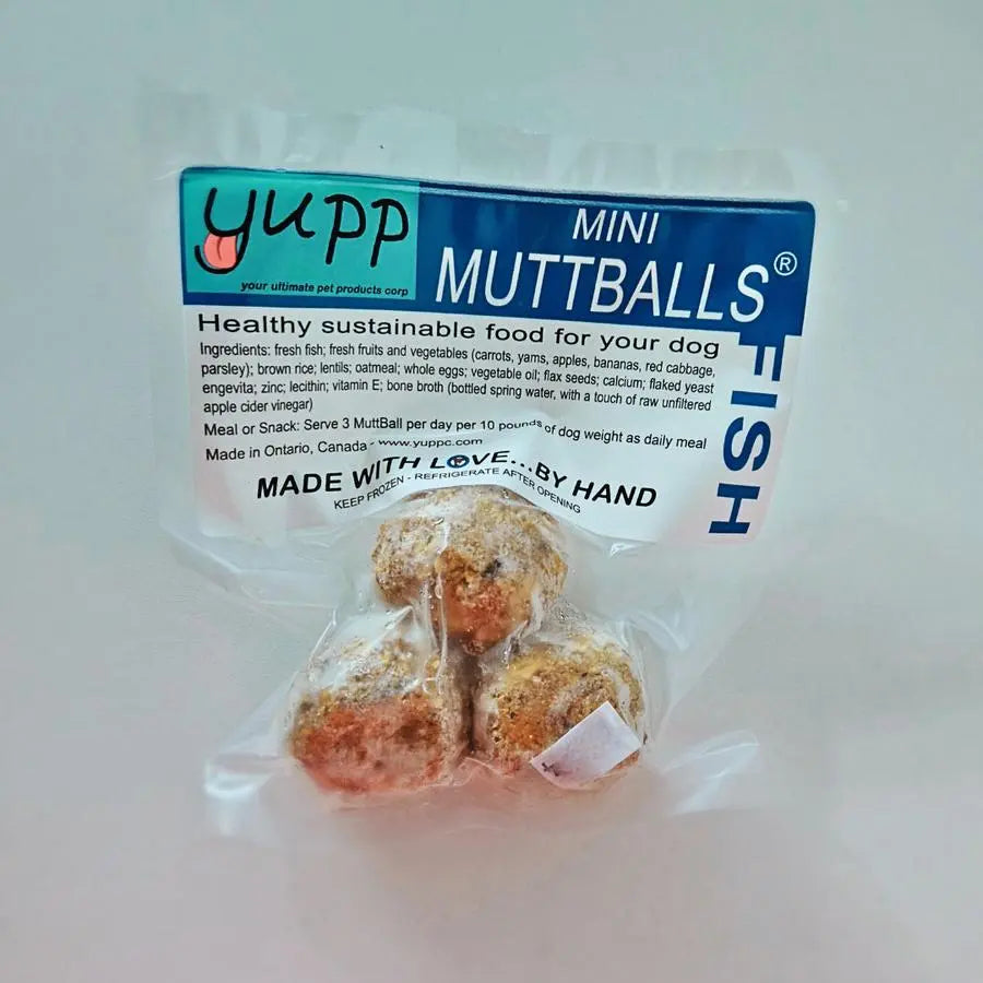 YUPP - Fish Muttballs - Meet balls for Dogs YUPP