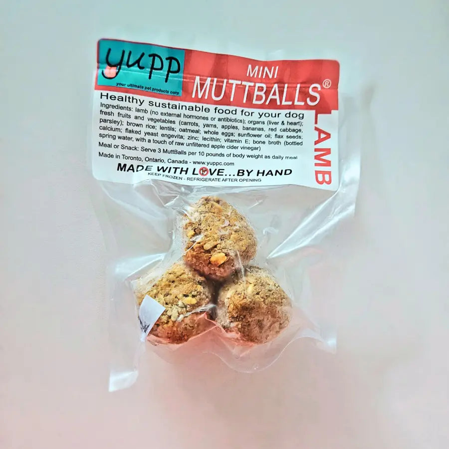 YUPP - Lamb Muttballs - Meet balls for Dogs YUPP