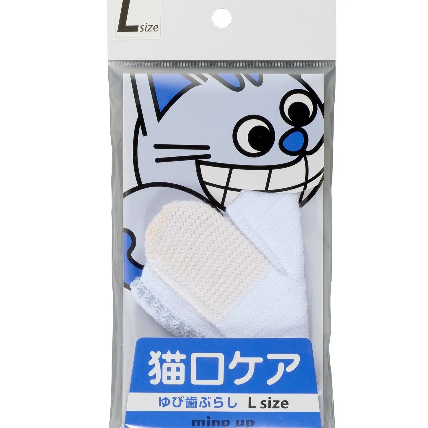 mind up - Cat's Finger Toothbrush（L size, Made in Japan) Doge N Cate