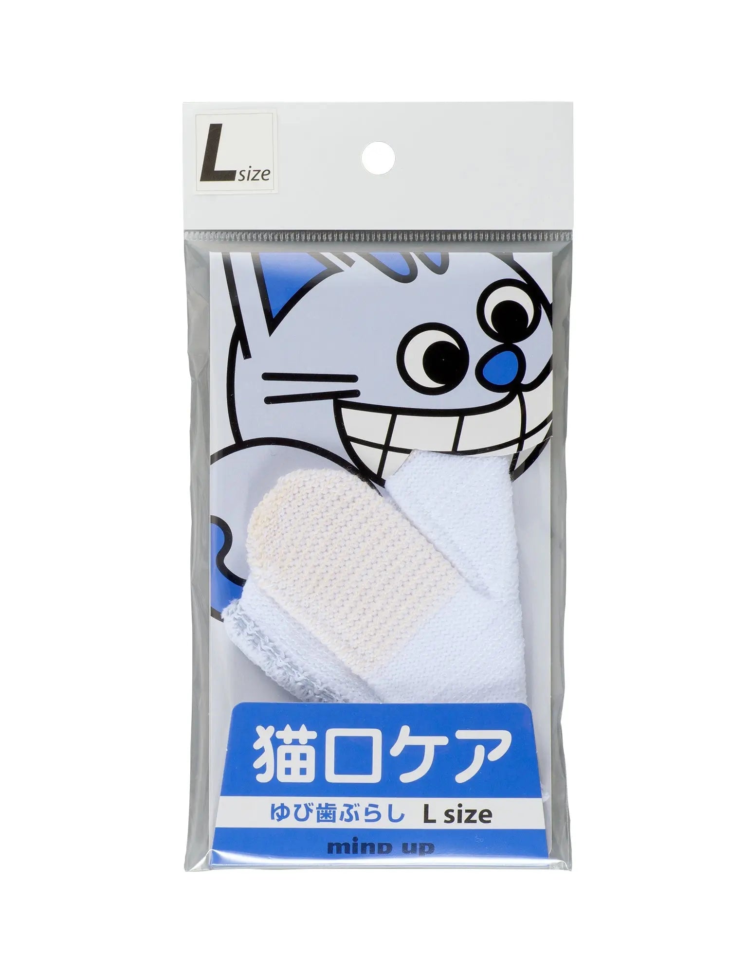 mind up - Cat's Finger Toothbrush（L size, Made in Japan) Doge N Cate
