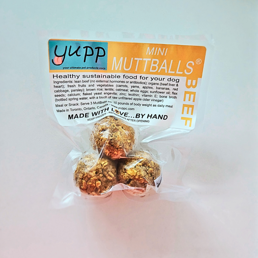 YUPP - Beef Muttballs - Meet balls for Dogs YUPP