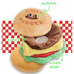 Pandina Ideas - Cheese Burger - Hidden Game Croquettes and Snacks, Interactive Sound Toy for Dogs Pandina Ideas