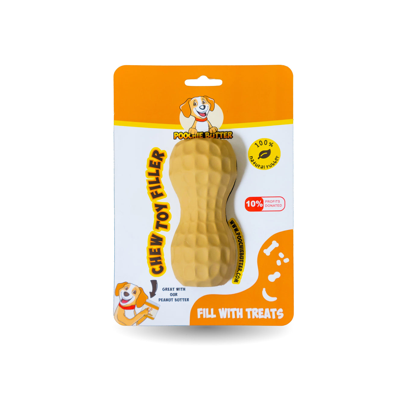 Poochie Butter - Toy Filler - Filler Toy for Dogs Poochie Butter