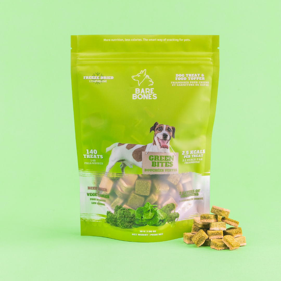 BARE BONE- GREEN BITS - LIVER TREATS Bare Bones