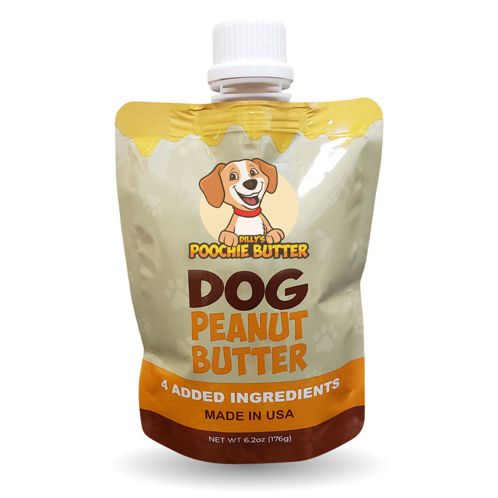 Poochie Butter - Squeeze Pack - Peanut Butter foe Dogs Poochie Butter