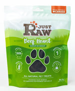 JustRaw - Dehydrated Beef Heart - Dog Treats JustRaw