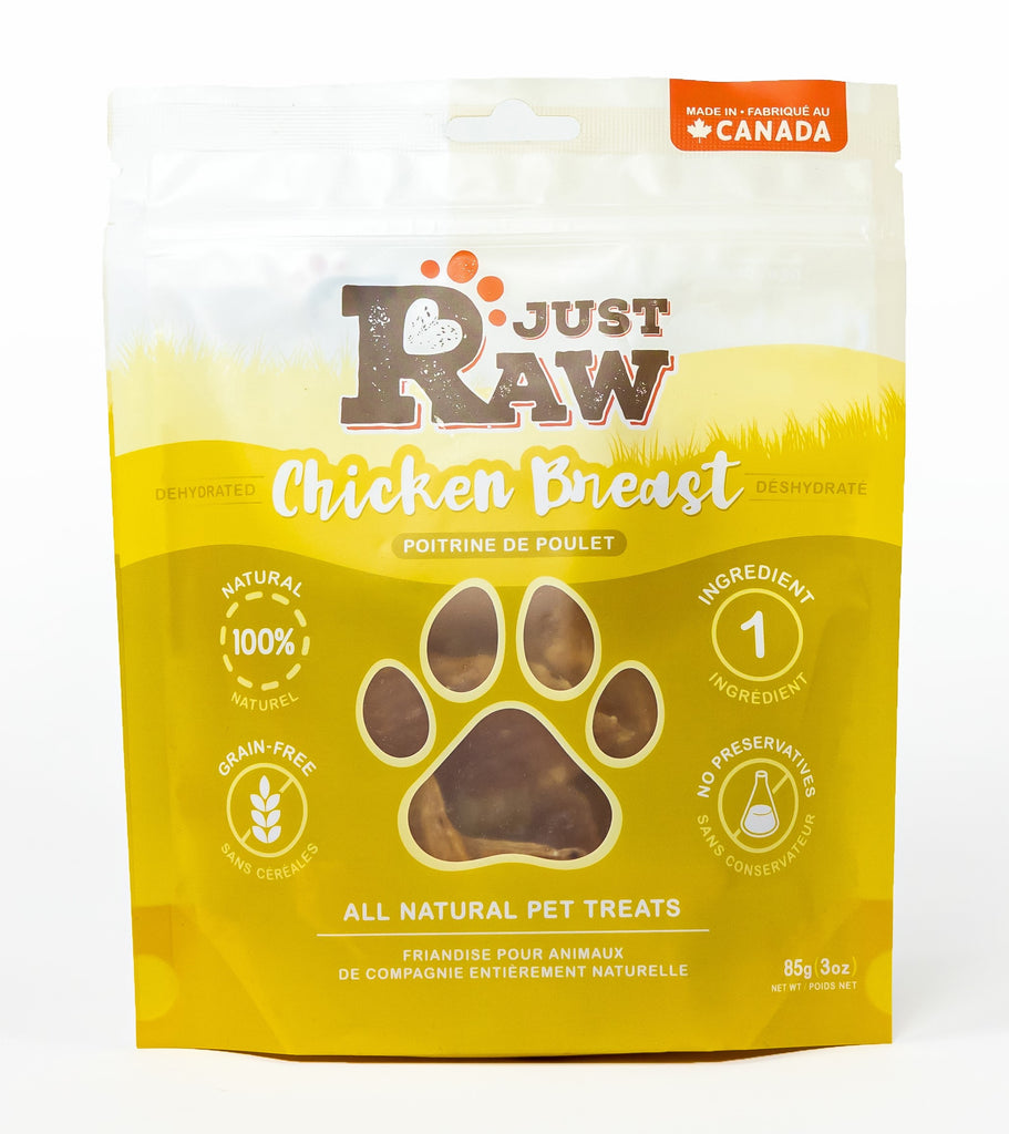 JustRaw - Dehydrated Chicken Breast - Dog Treats JustRaw