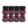 Pretty Paw - Max BURGUNDY BORDEAUX - Winter Boots for Dog PRETTY PAW