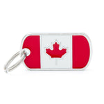 MyFamily Engraving Pet Tag - FLAGS - CANADIAN FLAG MyFamily