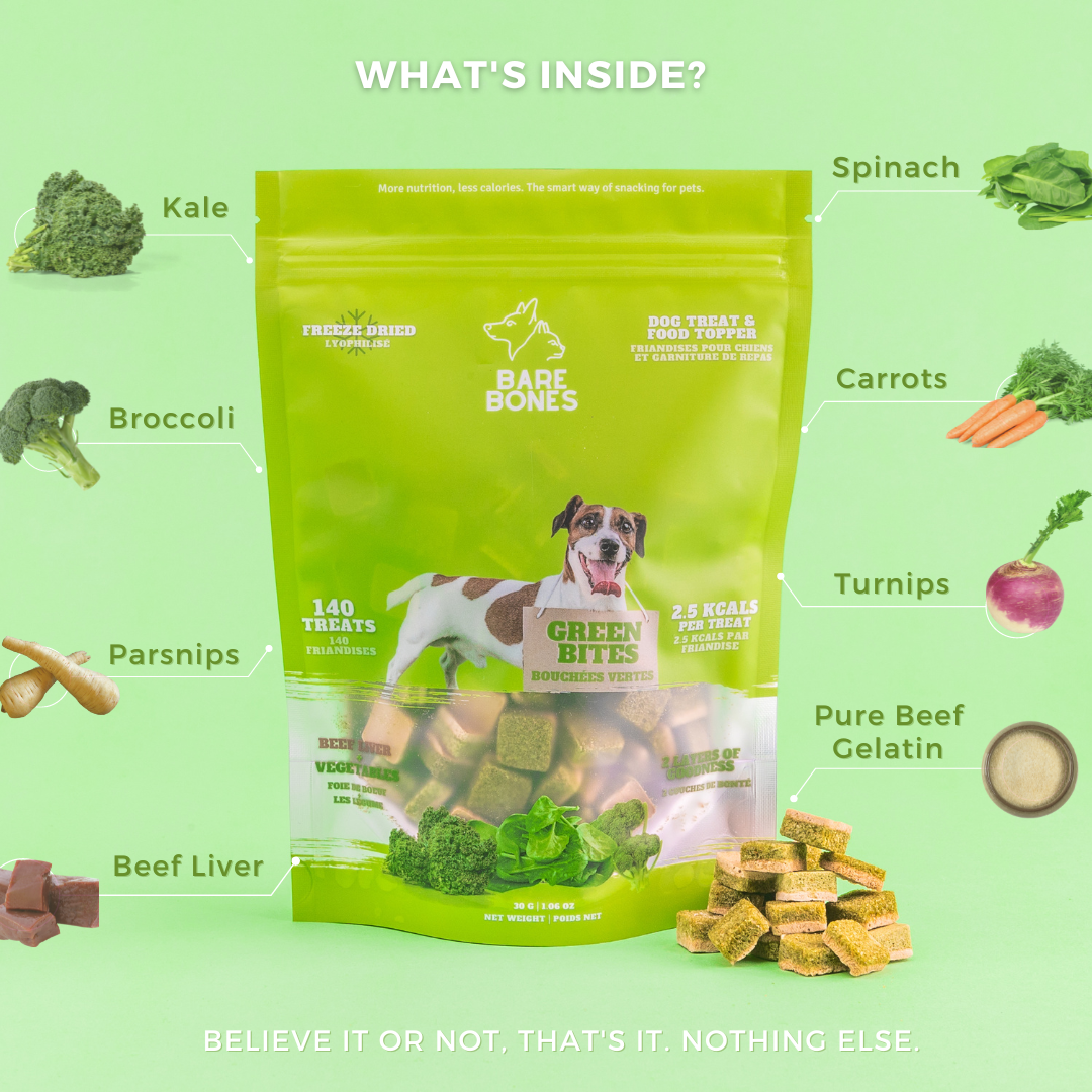 BARE BONE- GREEN BITS - LIVER TREATS Bare Bones